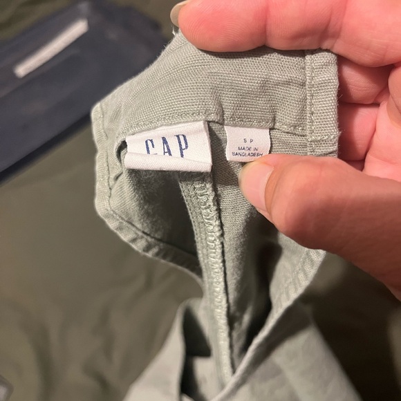 MATERNITY. Overalls. Size small. Green. Expandable sides - Picture 6 of 8